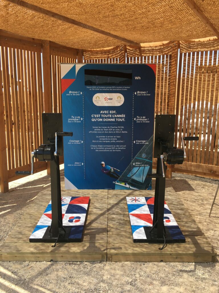 Dispositif défi winch personnalisé