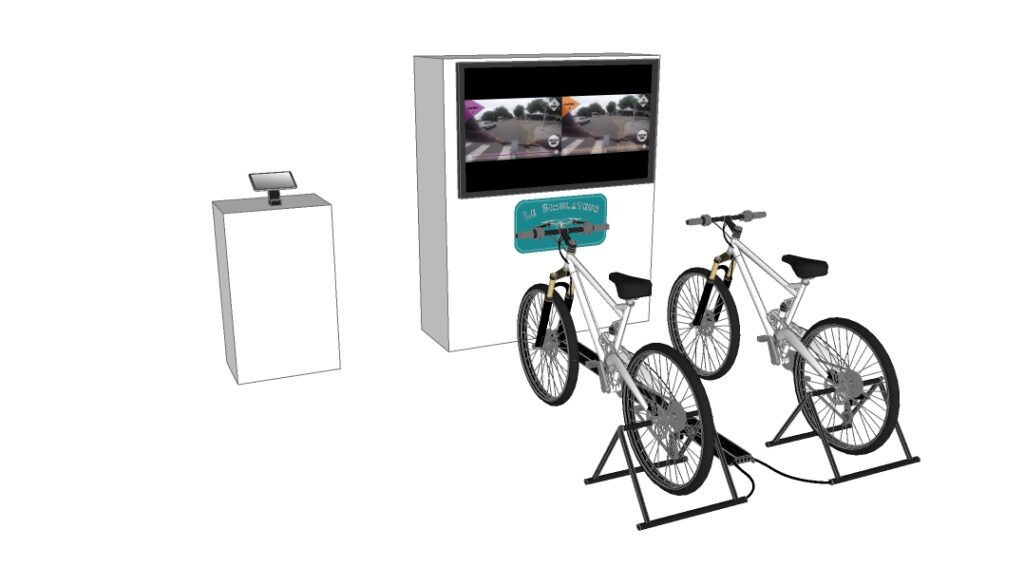 Visuel 3D, Simulateur Vélo
