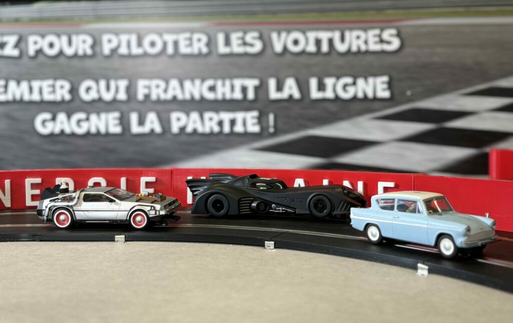Dispositif vélo circuit interieur
Voiture : Retour Vers le Futur
Voiture : Batman
Voiture : Harry Potter