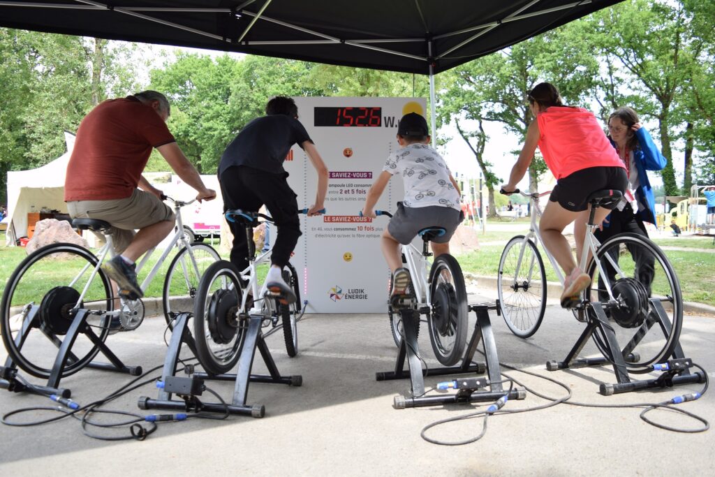 Vélo battle en plein air