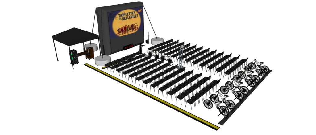 Visuel 3D, Vélo cinéma