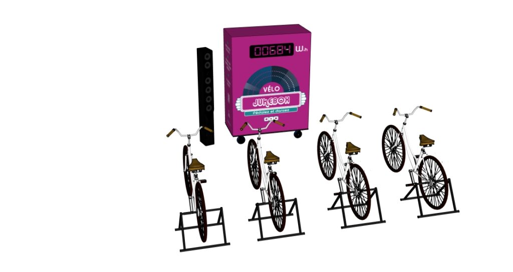 Animation de Noel - velo jukebox