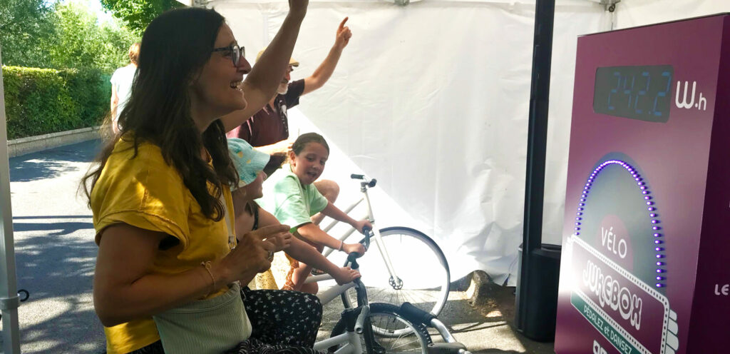 animation vélo jukebox