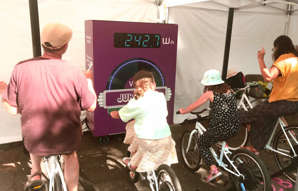 animation vélo jukebox